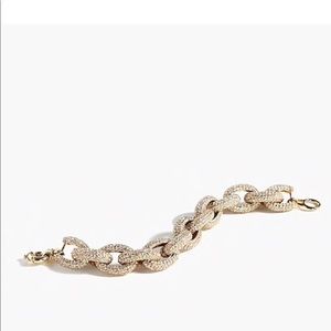 J. Crew Classic Pave Link Bracelet